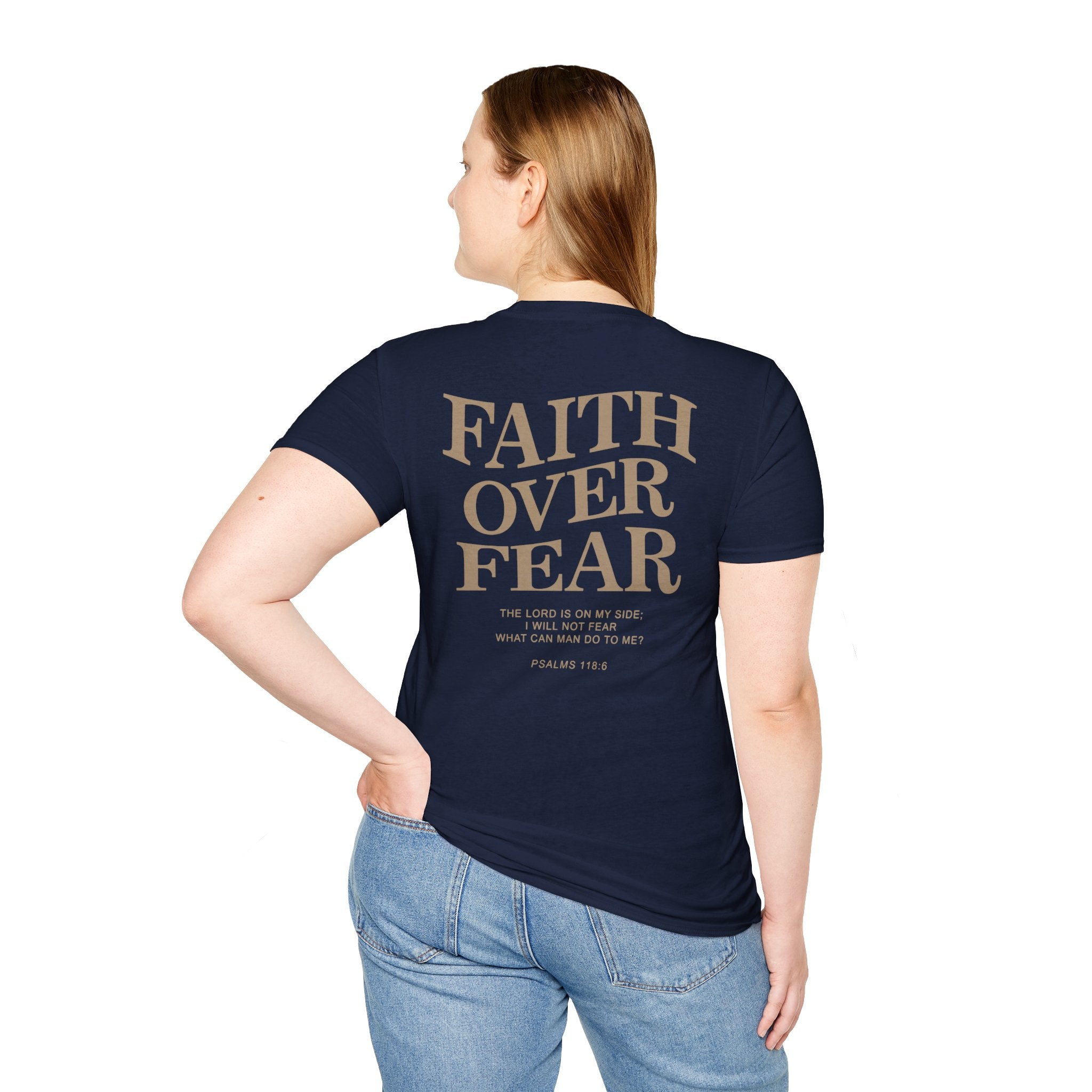 Faith Over Fear T-Shirt — Inspirational Christian Tee