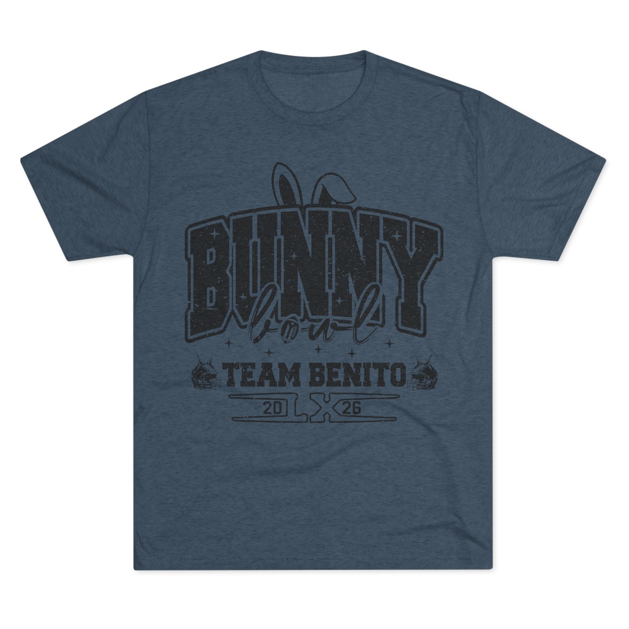 Bunny Bowl Team Benito Tee — Vintage Sports Easter Rabbit Graphic Shirt