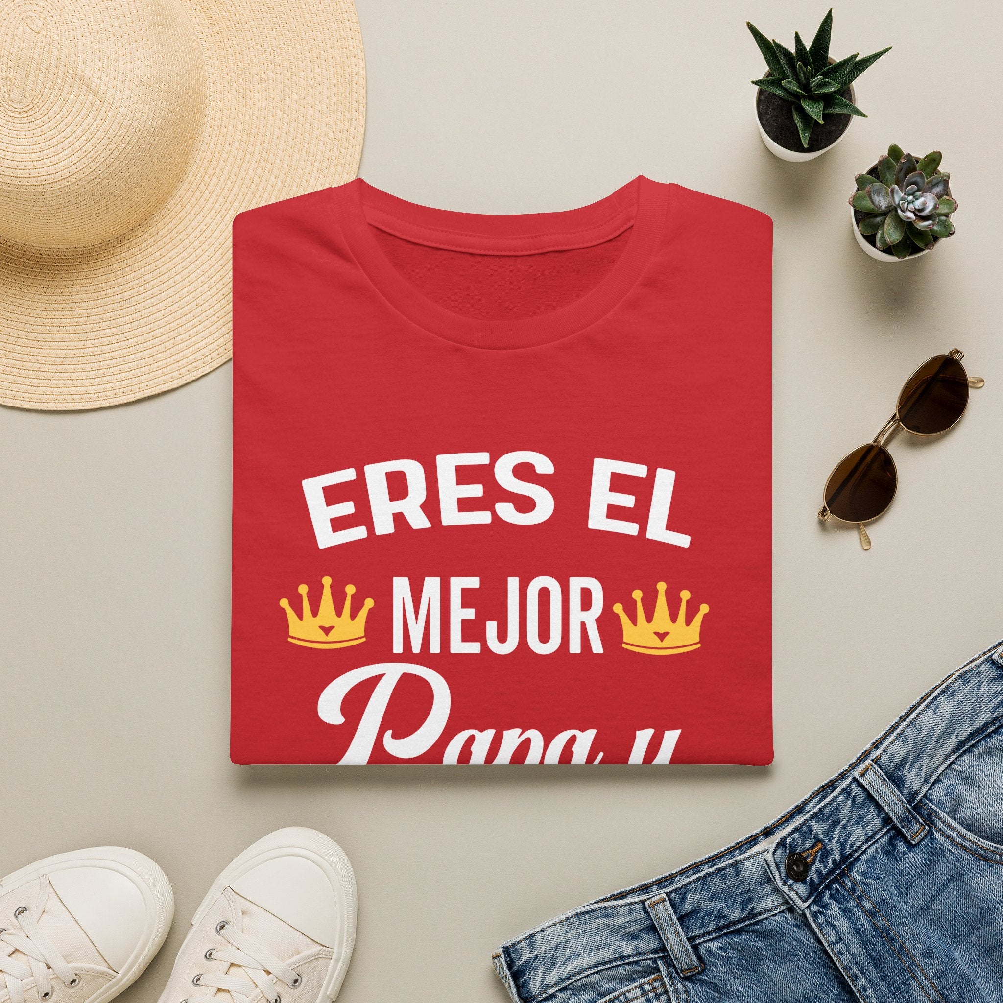 T-Shirt "Eres el Mejor Papa y Esposo del Mundo" – Regalo Día del Padre en Español