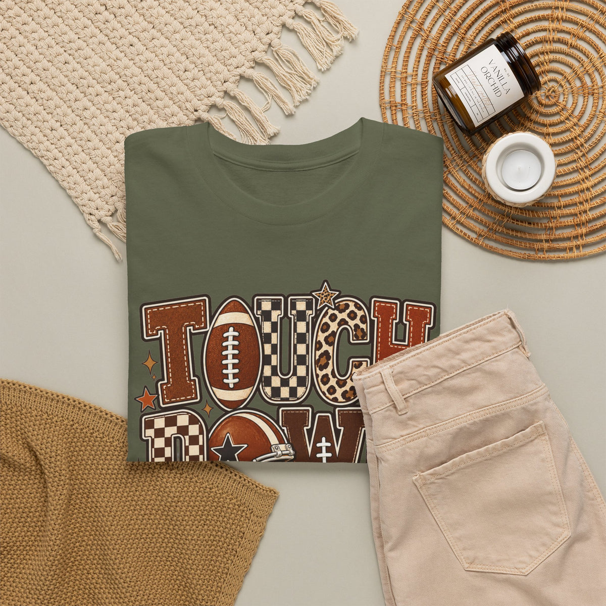 Tough Down Season Football T-Shirt