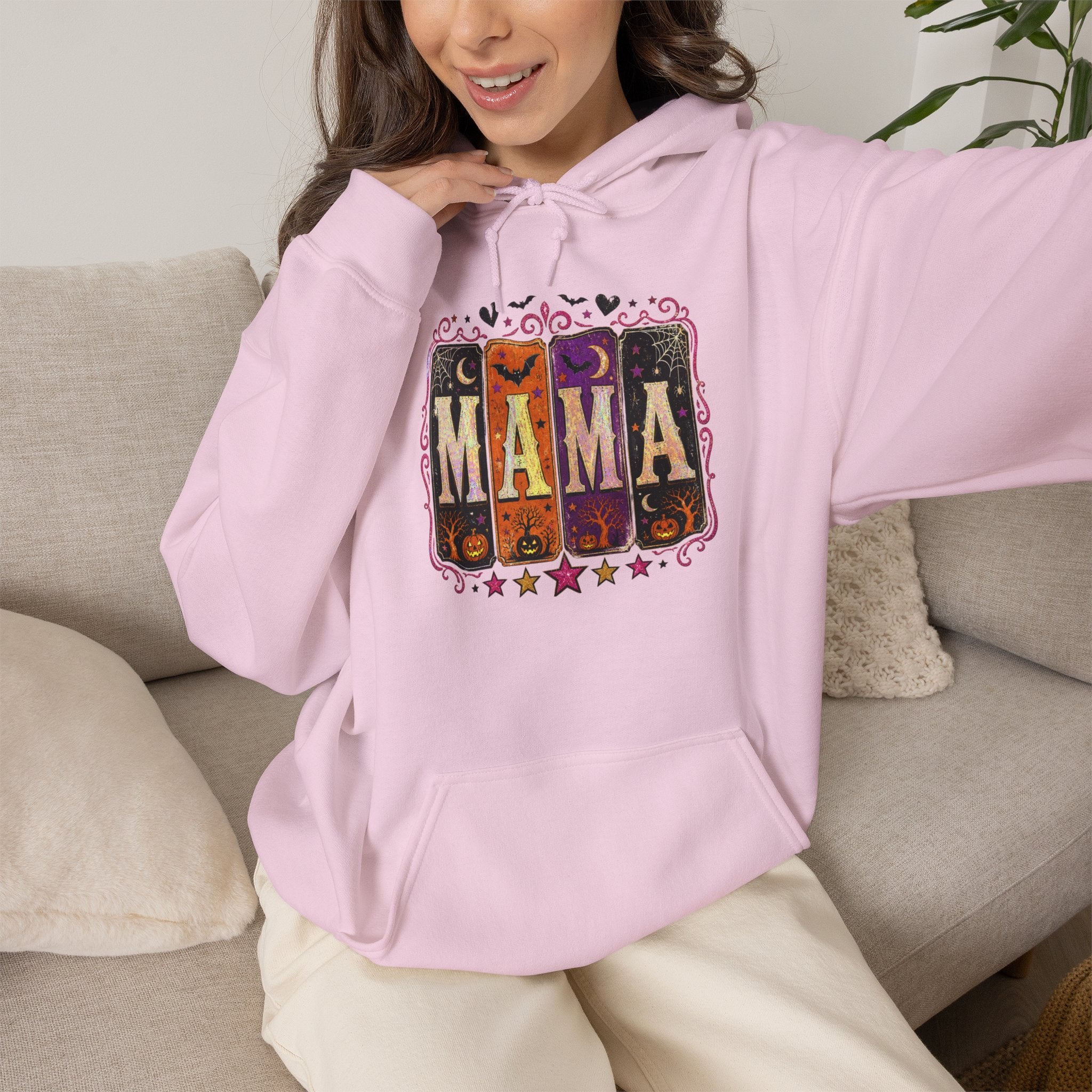 Mama Retro Hoodie — Vintage Letterpress Mother’s Day Sweatshirt