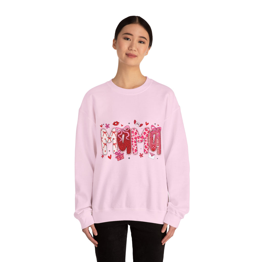 Heart Graphic Sweatshirt - Cute Valentine’s Day