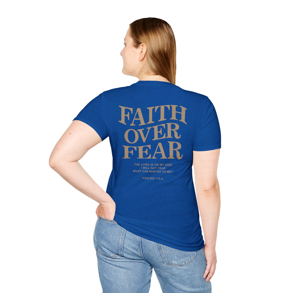 Faith Over Fear T-Shirt — Inspirational Christian Tee