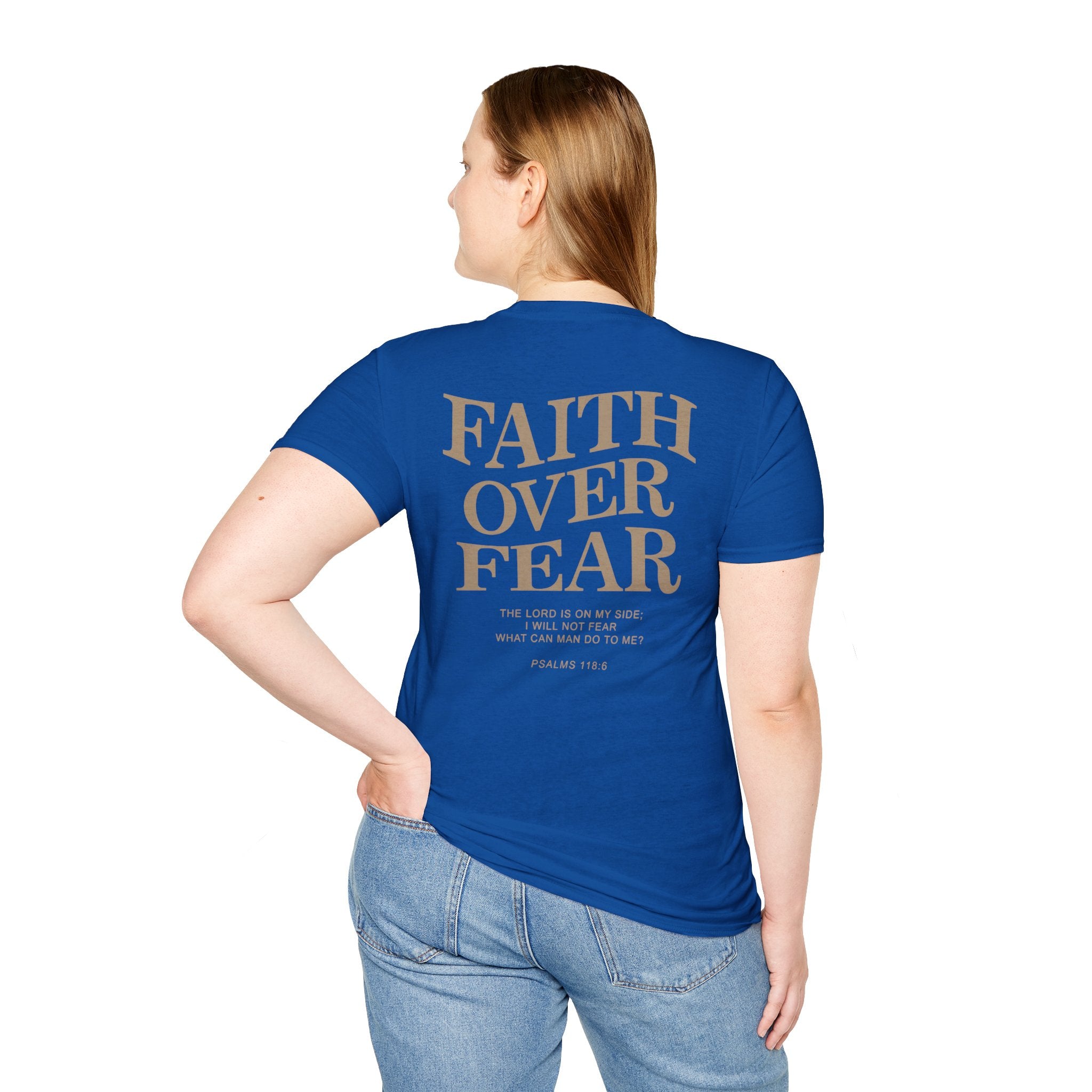 Faith Over Fear T-Shirt — Inspirational Christian Tee