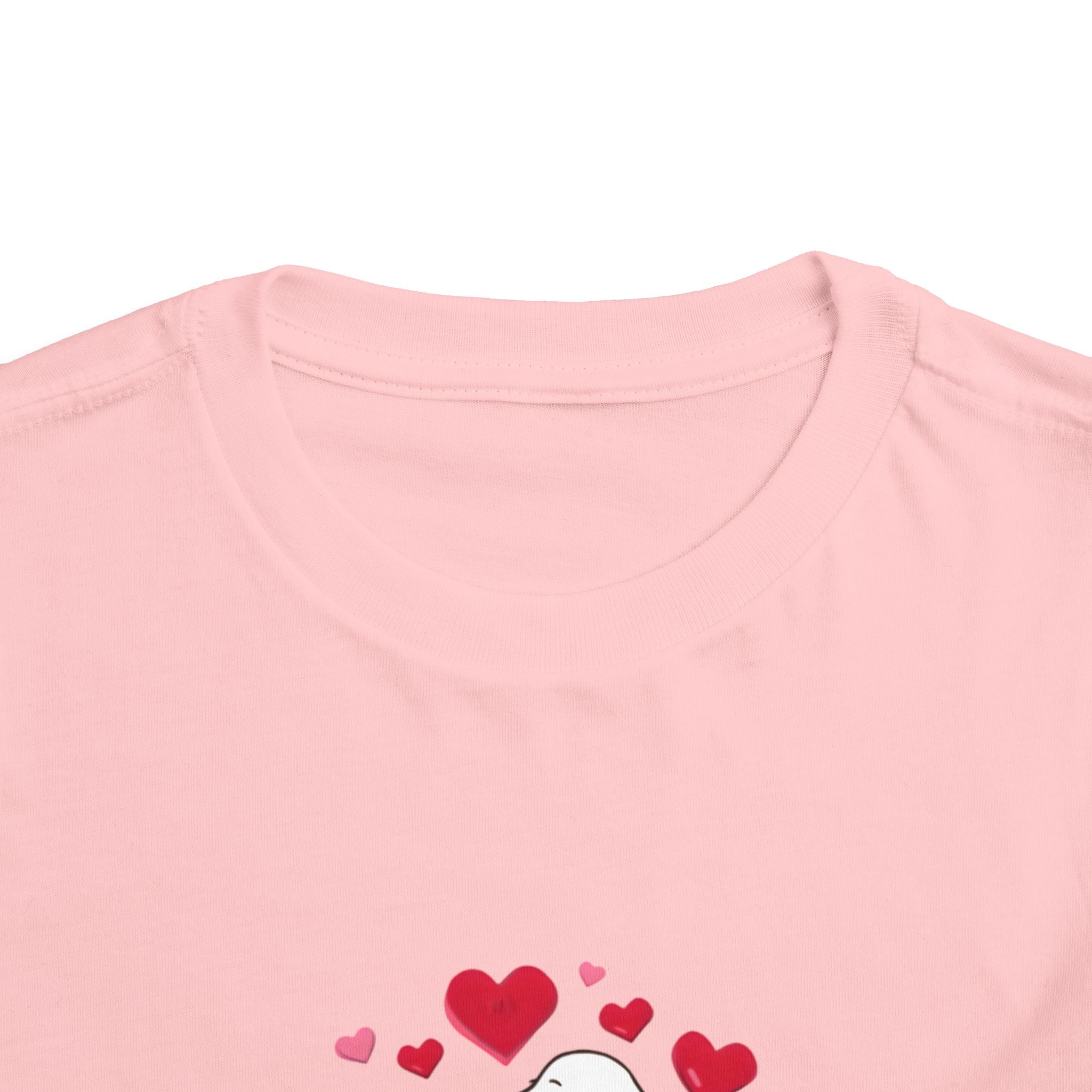 Toddler Tee — Cute Puppy “Love Is in the Air” Valentine Shirt