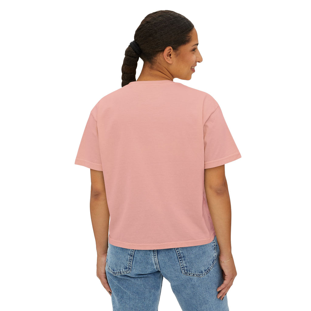 Booked & Beautiful Women's Boxy Tee — Empowering Black Girl Magic Graphic Shirt