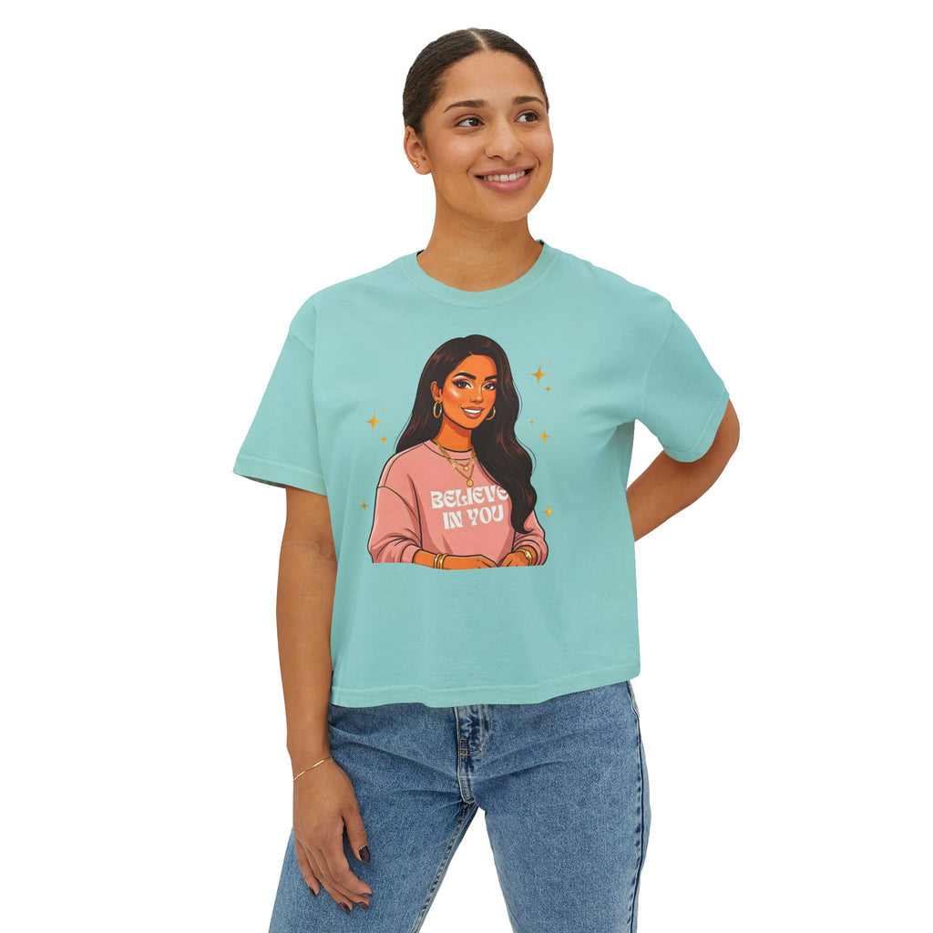 Believe In You Boxy Tee