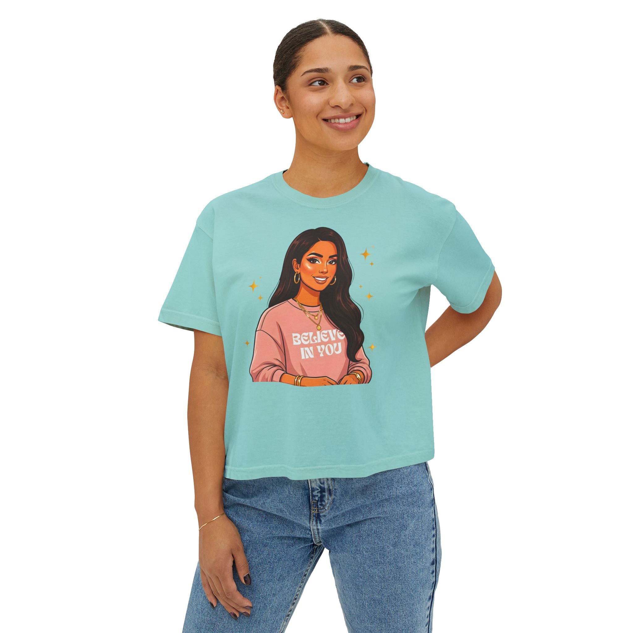 Believe In You Boxy Tee