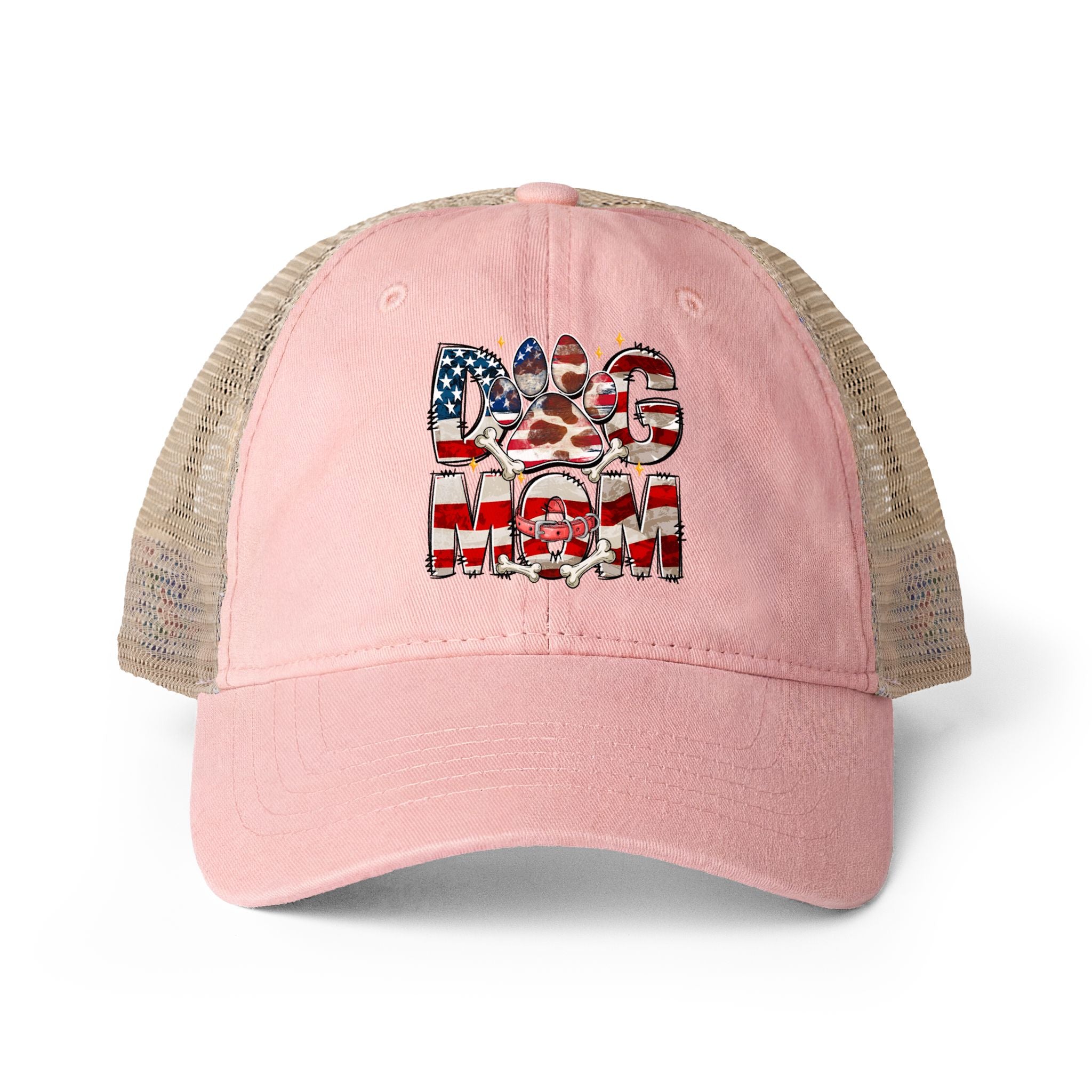 Women's Washed Mesh-Back Cap