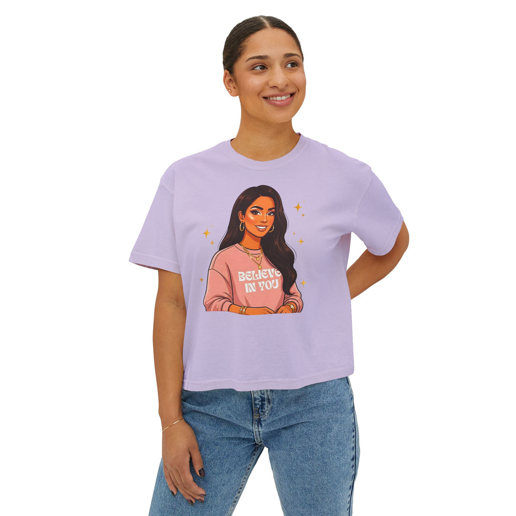 Believe In You Boxy Tee