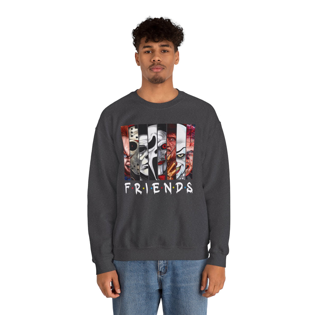Horror Icons "Friends" Crewneck Sweatshirt