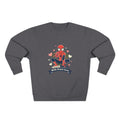 Cute Spider Hero Illustration With Great Love sweatshirt | Crewneck