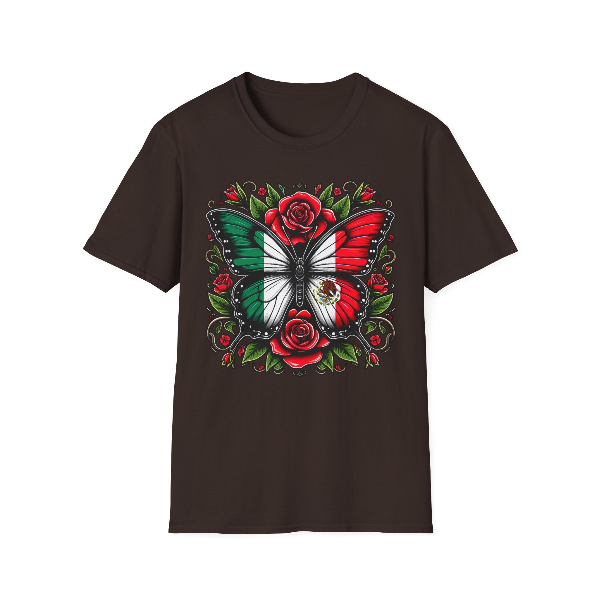 Mexican Flag Butterfly T-Shirt — Rose & Eagle Graphic Tee