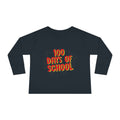 Toddler Long Sleeve Tee: "100 Days of School" Celebration Shirt