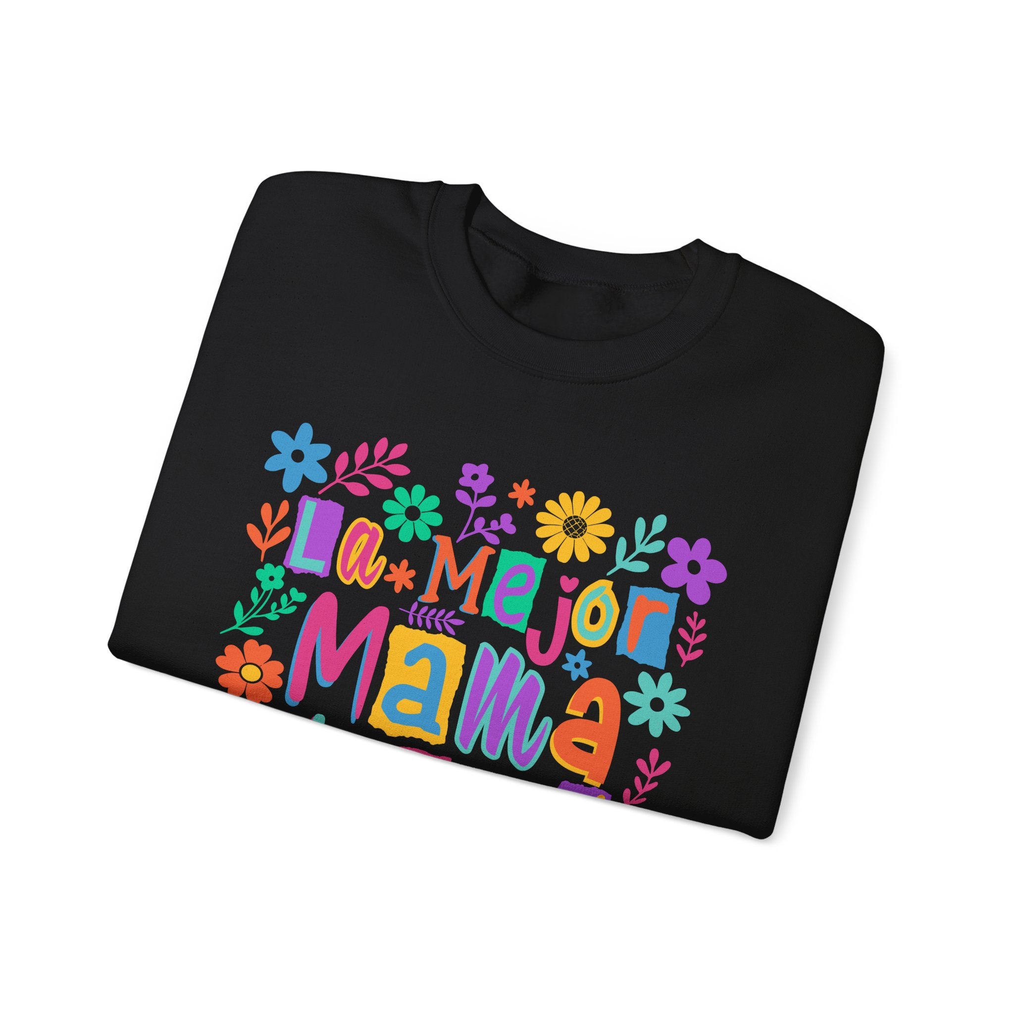 Sweatshirt — La Mejor Mamá del Mundo Floral Mother's Day Crewneck