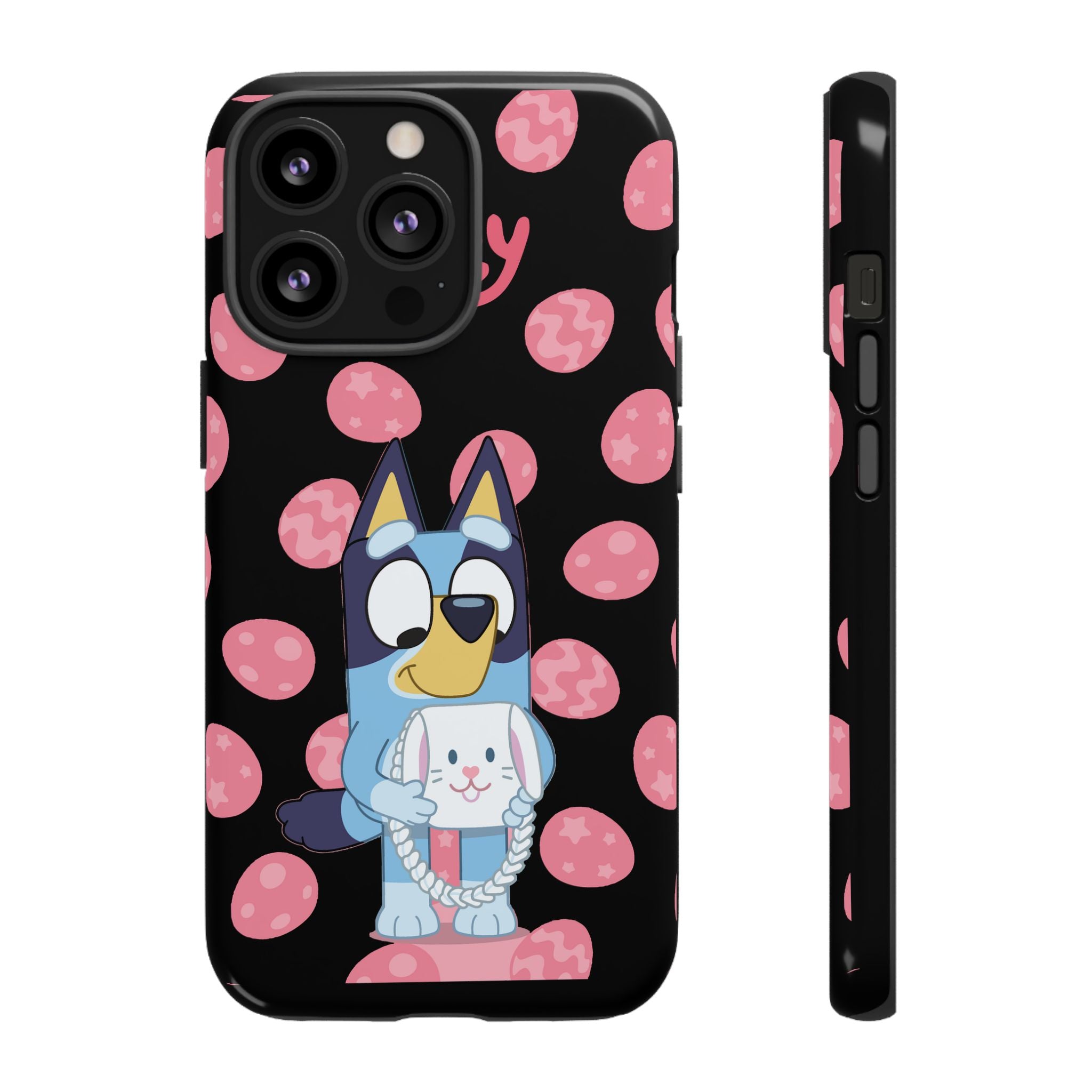 Bluey Holding Bunny phone case | Cute cartoon character phone case