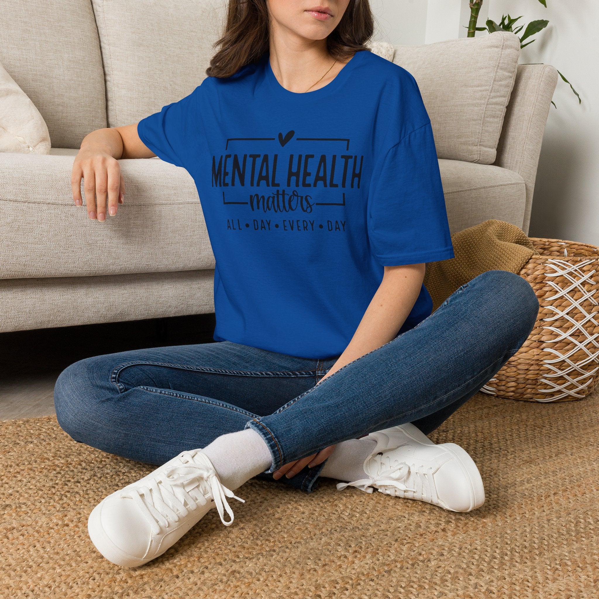 Mental Health Matters T‑Shirt — All Day Every Day Awareness Tee